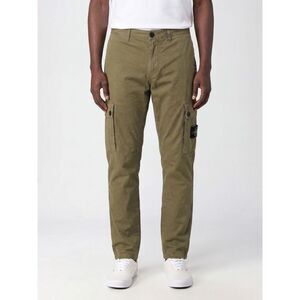 Stone Island Men Cotton Cargo Trousers Stone Island